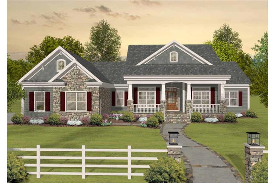 3 4 Bedrm 2156 Sq Ft Country House Plan 109 1193