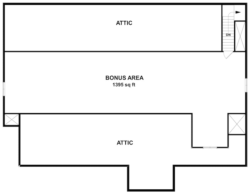 Cottage House Plan - 4 Bedrms, 3 Baths - 2099 Sq Ft - #109-1197