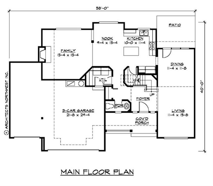 Cape Cod - Traditional Home with 4 Bedrms, 2150 Sq Ft | Plan #115-1071