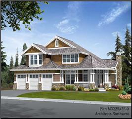 Ranch - Traditional Home with 4 Bedrms, 3225 Sq Ft | Plan #115-1089