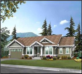 Craftsman - Ranch Home with 2 Bedrms, 1725 Sq Ft | Plan #115-1238