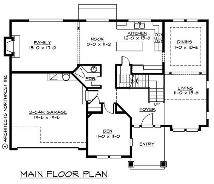 Arts and Crafts, Ranch House Plans - Home Design CD-M2565A2F-0 # 14744