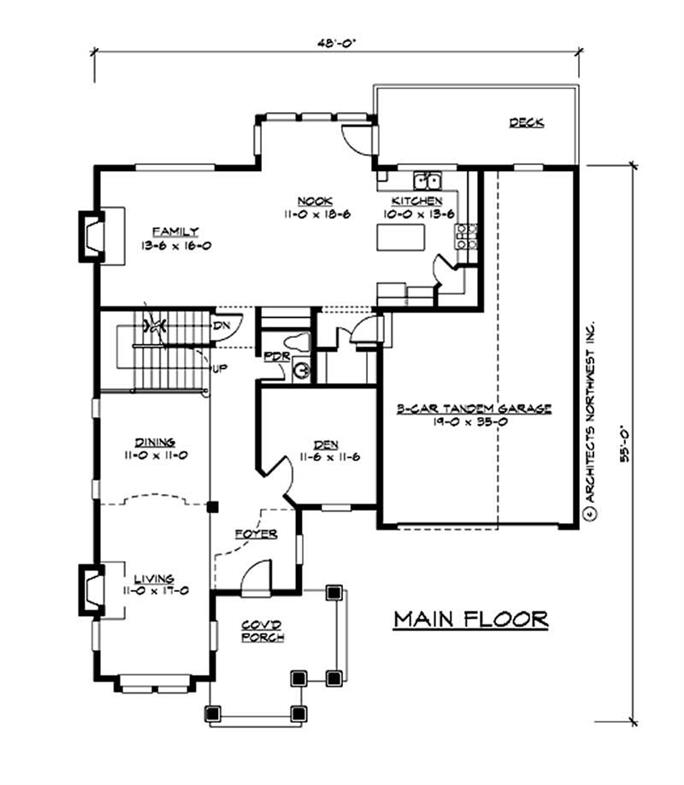 Craftsman Plan - 4 Bedrms, 3.0 Baths - 3,580 Sq Ft - Plan #115-1344