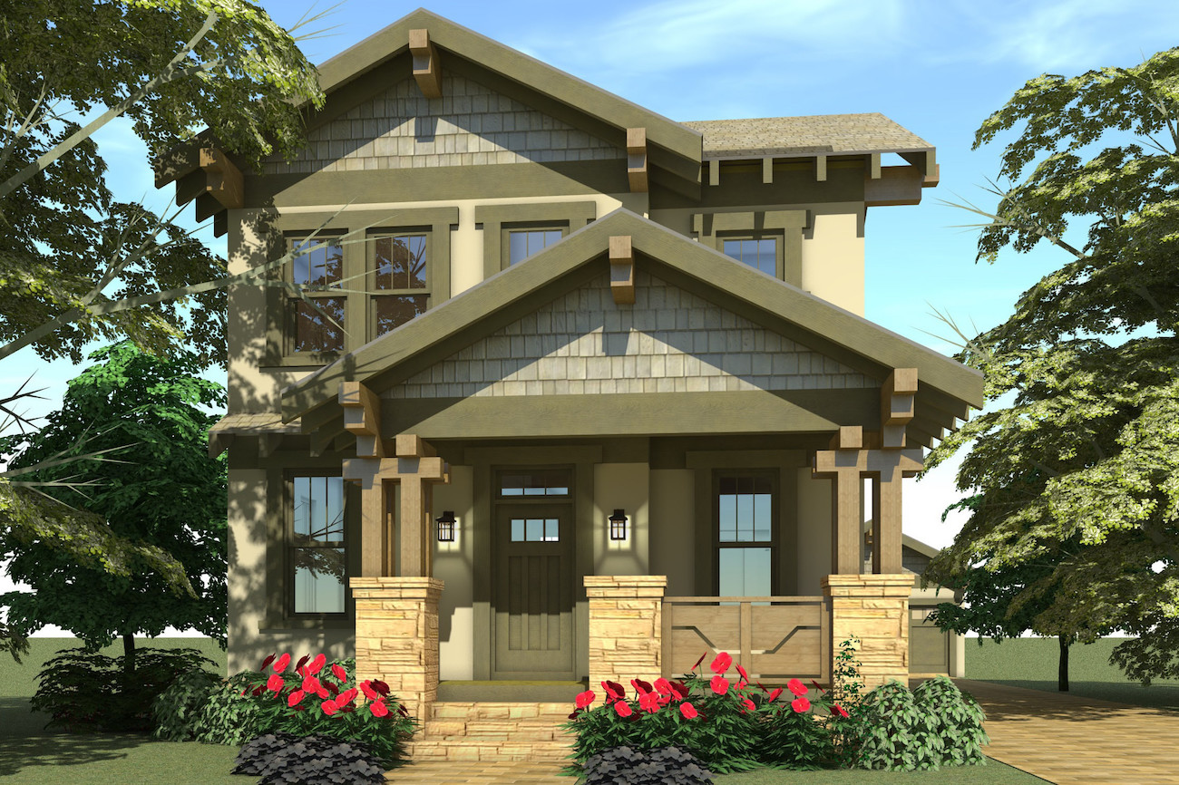 Arts And Crafts House Plan 116 1087 3 Bedrm 2080 Sq Ft Home ThePlanCollection