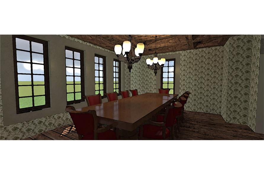 Dining Room of this 4-Bedroom, 5081 Sq Ft Plan - 116-1105