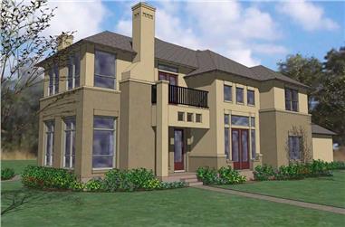 6-Bedroom, 3940 Sq Ft House Plan - 117-1075 - Front Exterior