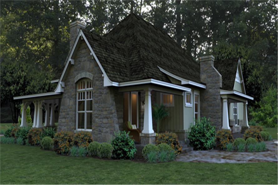 Left Side View of this 3-Bedroom, 2267 Sq Ft Plan - 117-1106