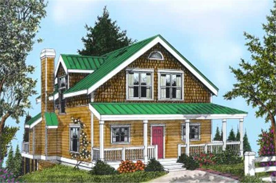 Front View of this 5-Bedroom, 2202 Sq Ft Plan - 119-1171