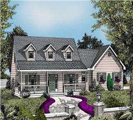 Ranch, Cape Cod House Plans - Home Design DDI100-407 # 14556