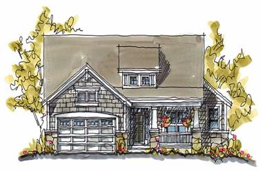 3-Bedroom, 1902 Sq Ft Country Home Plan - 120-1125 - Main Exterior