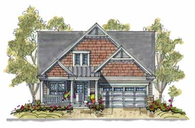 4-Bedroom, 2126 Sq Ft Traditional Home Plan - 120-1312 - Main Exterior