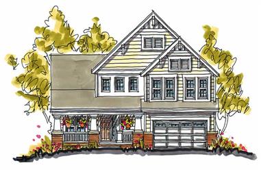 4-Bedroom, 2552 Sq Ft Country Home Plan - 120-1326 - Main Exterior