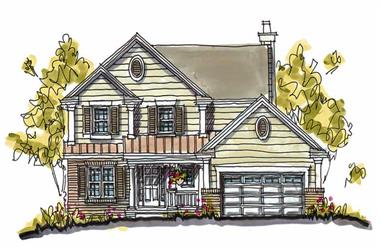 4-Bedroom, 2324 Sq Ft Country House Plan - 120-1361 - Front Exterior