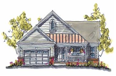 3-Bedroom, 1902 Sq Ft Country House Plan - 120-1391 - Front Exterior