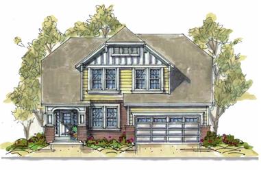 3-Bedroom, 2060 Sq Ft Ranch House Plan - 120-1636 - Front Exterior