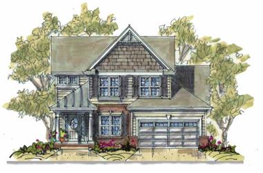 3-Bedroom, 2024 Sq Ft Country House Plan - 120-1637 - Front Exterior