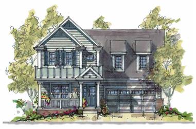 3-Bedroom, 1575 Sq Ft Country House Plan - 120-1640 - Front Exterior