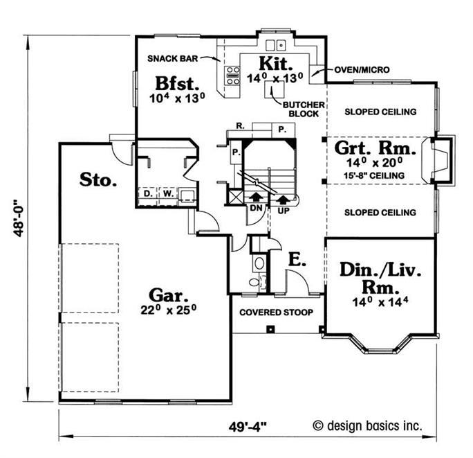 House Plan #120-1903 : 3 Bedroom, 2069 Sq Ft Traditional Home ...