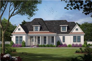 4-Bedroom, 2040 Sq Ft Country Home Plan - 120-1981 - Main Exterior