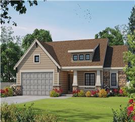 Cape Cod House Plan - 2 Bedrms, 2 Baths - 1692 Sq Ft - #120-2046