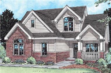 3-Bedroom, 2019 Sq Ft Traditional House Plan - 120-2160 - Front Exterior