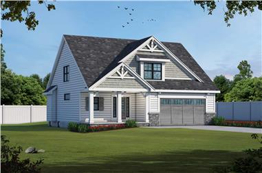 3-Bedroom, 1994 Sq Ft Craftsman Home Plan - 120-2260 - Main Exterior