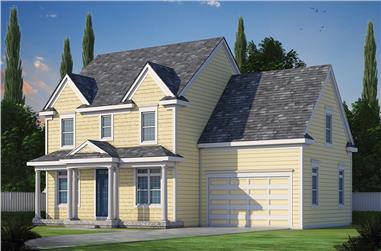 3-Bedroom, 2050 Sq Ft Craftsman Home Plan - 120-2463 - Main Exterior