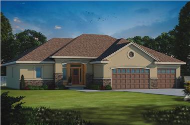 2-Bedroom, 1774 Sq Ft Traditional Home Plan - 120-2514 - Main Exterior