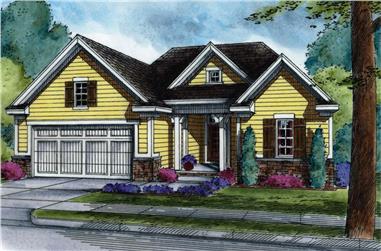 3-Bedroom, 1858 Sq Ft Country Home - Plan #120-2525 - Main Exterior