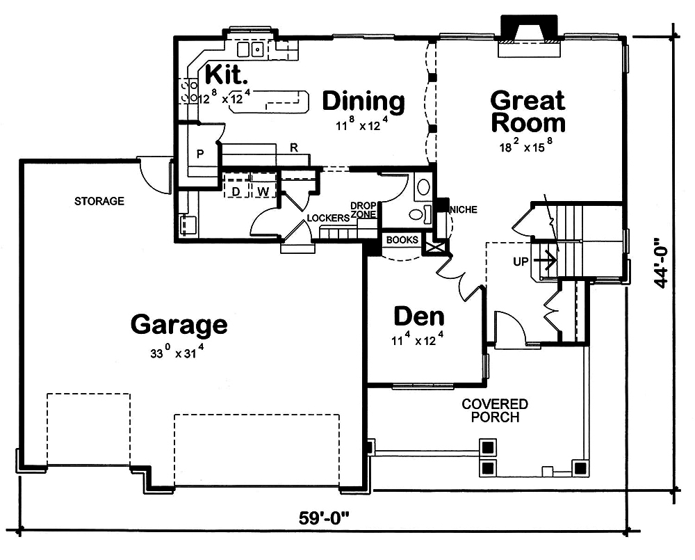 Country Home - 4 Bedrms, 3.5 Baths - 2452 Sq Ft - Plan #120-2547