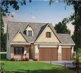 Craftsman Home - 4 Bedrms, 3.5 Baths - 2116 Sq Ft - Plan #120-2576