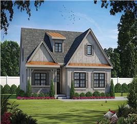 Cottage House - 4 Bedrms, 3 Baths - 2114 Sq Ft - Plan #120-2639