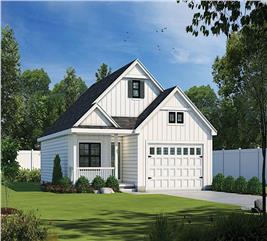 Ranch House - 2 Bedrms, 2 Baths - 1387 Sq Ft - Plan #120-2651