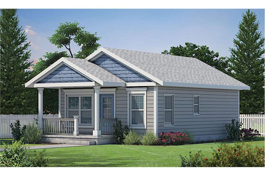 Cottage House 2 Bedrms 1 Baths 800 Sq Ft Plan 120 2655