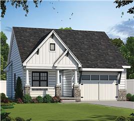 Farmhouse Home - 3 Bedrms, 3.5 Baths - 1661 Sq Ft - Plan #193-1005