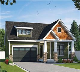 Ranch Floor Plan - 2 Bedrms, 2 Baths - 1511 Sq Ft - Plan #120-2669