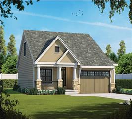 Farmhouse Home - 3 Bedrms, 3.5 Baths - 1661 Sq Ft - Plan #193-1005