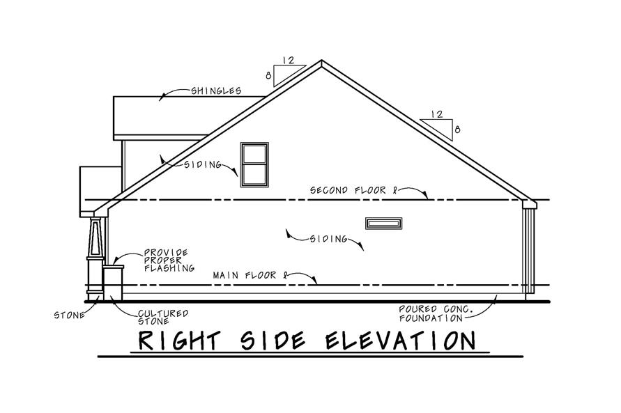 Craftsman Home Plan - 3 Bedrms, 2.5 Baths - 1878 Sq Ft - #120-2724