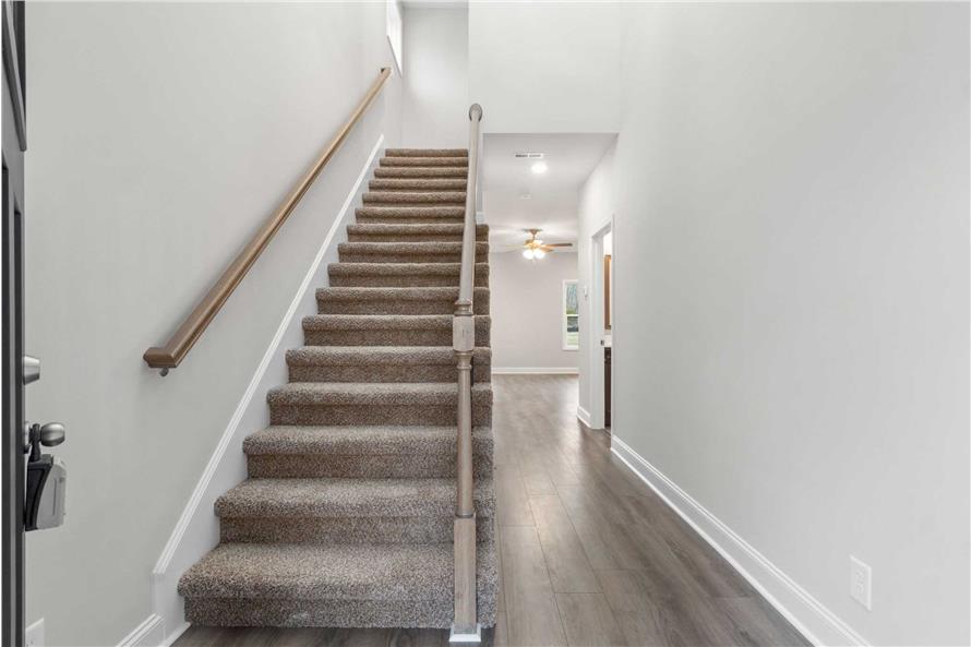 Entry Hall: Staircase of this 4-Bedroom,2125 Sq Ft Plan -120-2729