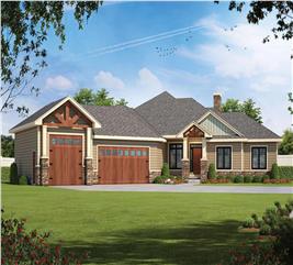 Craftsman Home Plan - 3-5 Bed, 2-3 Bath, 23010-3810 Sq Ft - #120-2764