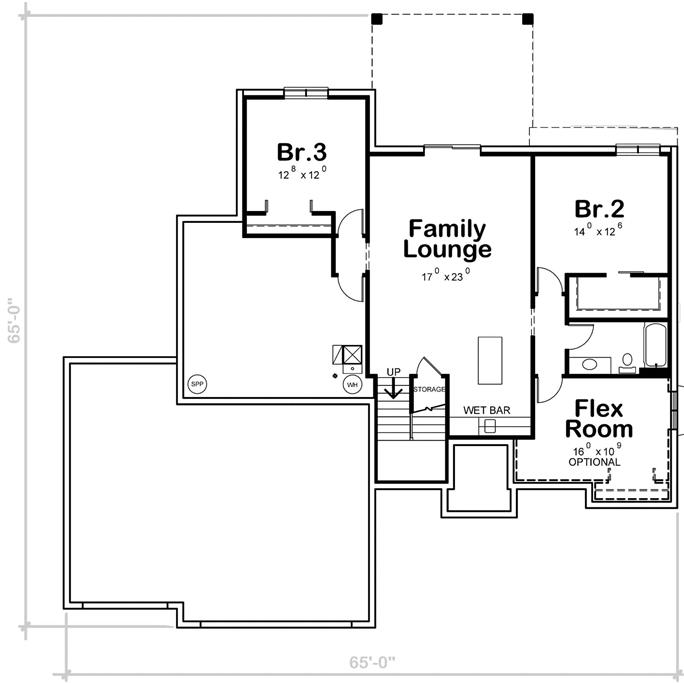 Contemporary House Plan - 3 Bedrms, 2.5 Baths - 2846 Sq Ft - #120-2777