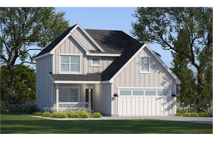 Modern Farmhouse Floor Plan - 3 Bedrms, 2.5 Baths - 1460 Sq Ft - #120-2780