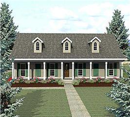 Country Floor Plan - 4 Bedrms, 2 Baths - 2435 Sq Ft - #123-1034