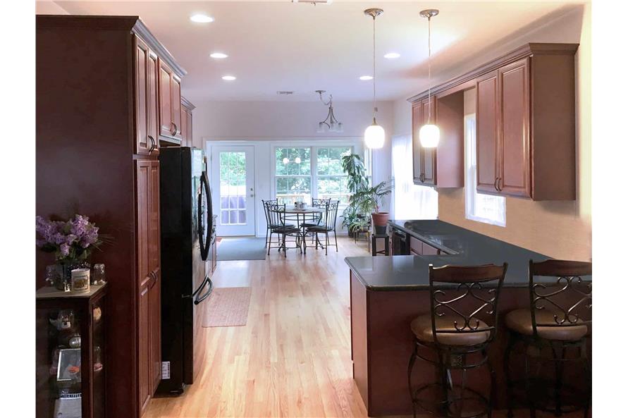 Kitchen: Breakfast Nook of this 2-Bedroom,864 Sq Ft Plan -123-1050