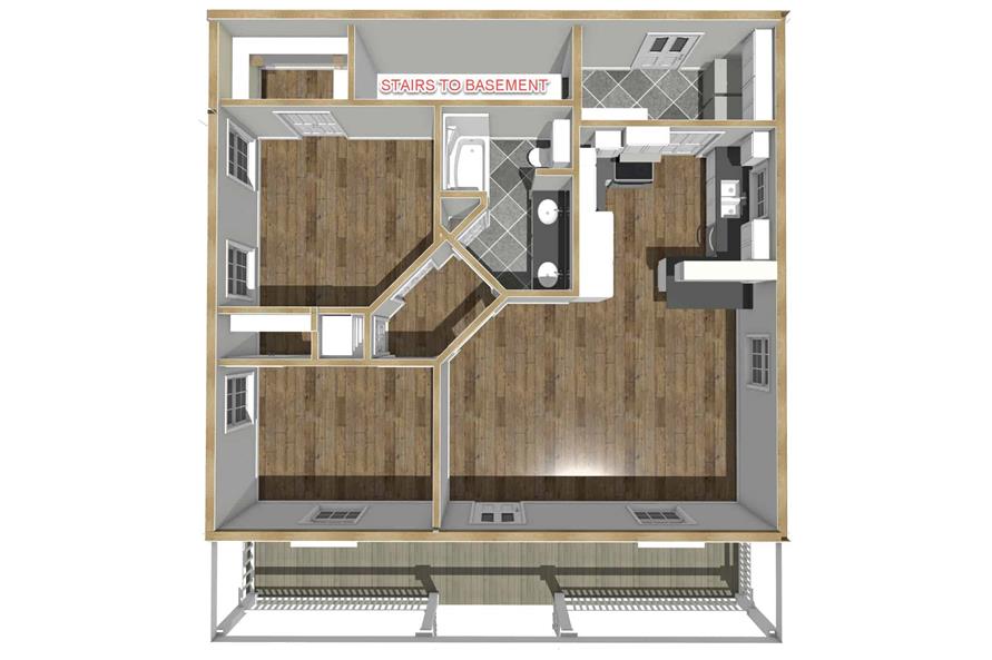 Home Other Image of this 2-Bedroom,864 Sq Ft Plan -123-1050