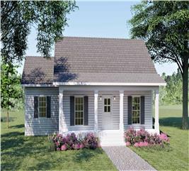 Farmhouse / Country House Plan #123-1039: 4 Bedrm, 2158 Sq Ft