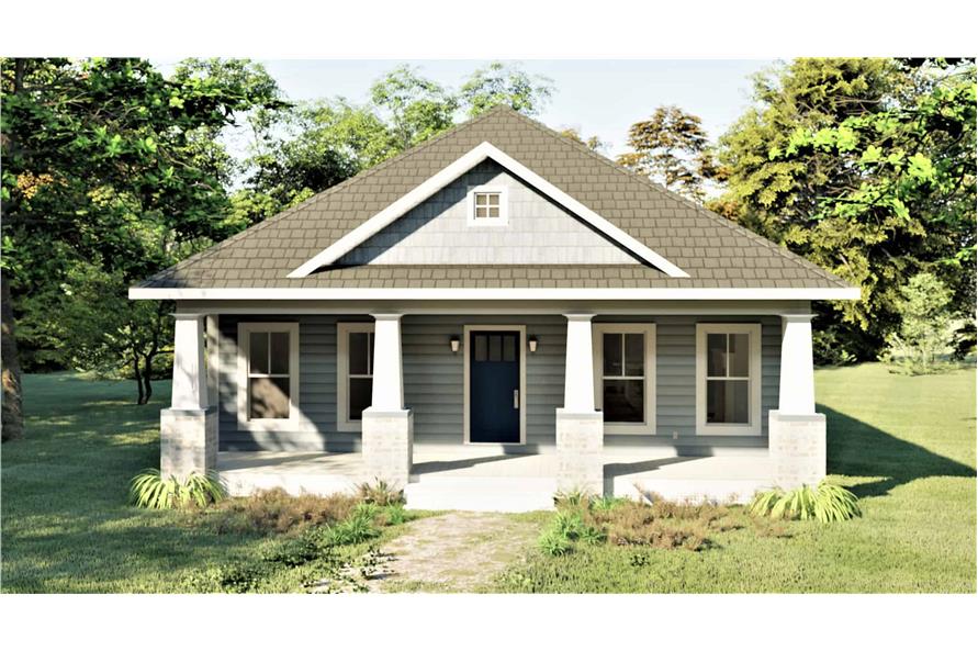 3-Bedroom, 1587 Sq Ft Ranch House - Plan #123-1095 - Front Exterior