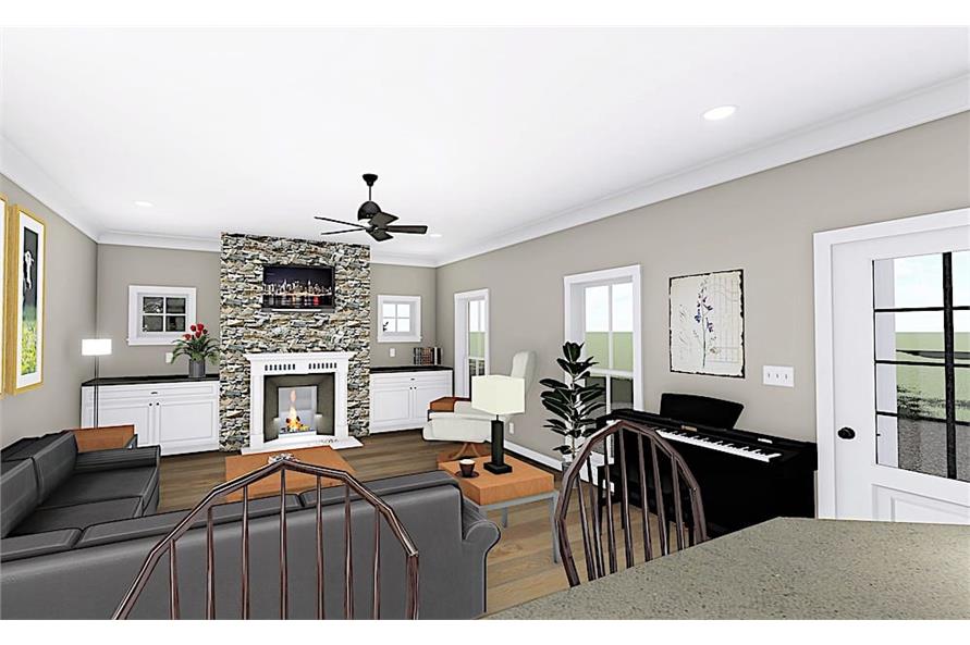 Great Room of this 2-Bedroom,1520 Sq Ft Plan -1520