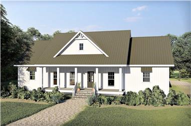 3-Bedroom, 2525 Sq Ft Ranch Home - Plan #123-1105 - Main Exterior