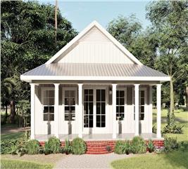 Farmhouse / Country House Plan #123-1039: 4 Bedrm, 2158 Sq Ft